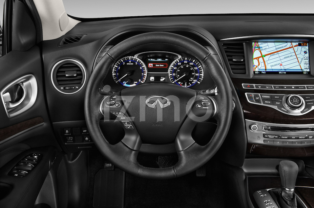 2014 Infiniti QX60 Hybrid 5 Door SUV Steering Wheel Cars Pictures |  izmostock