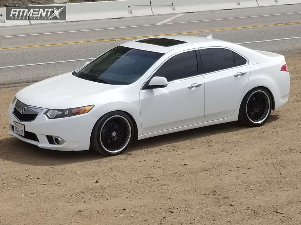 2012 Acura TSX with 19x10 HRE and Michelin 235x35 on Coilovers | 390259 |  Fitment Industries