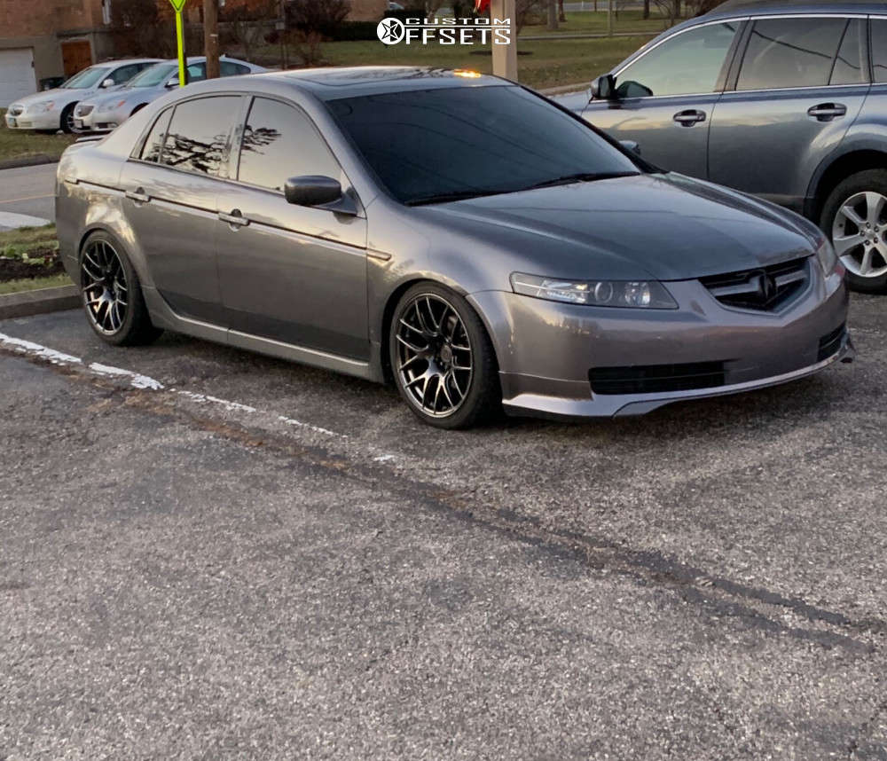 2006 Acura TL with 18x8.75 20 XXR 530 and 235/25R18 Hankook Ventus V12 Evo  2 and Coilovers | Custom Offsets