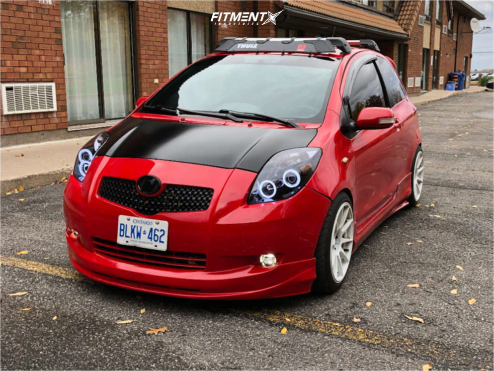 2007 Toyota Yaris LE with 17x8.25 XXR 527 and Nankang 205x45 on Lowering  Springs | 1502460 | Fitment Industries