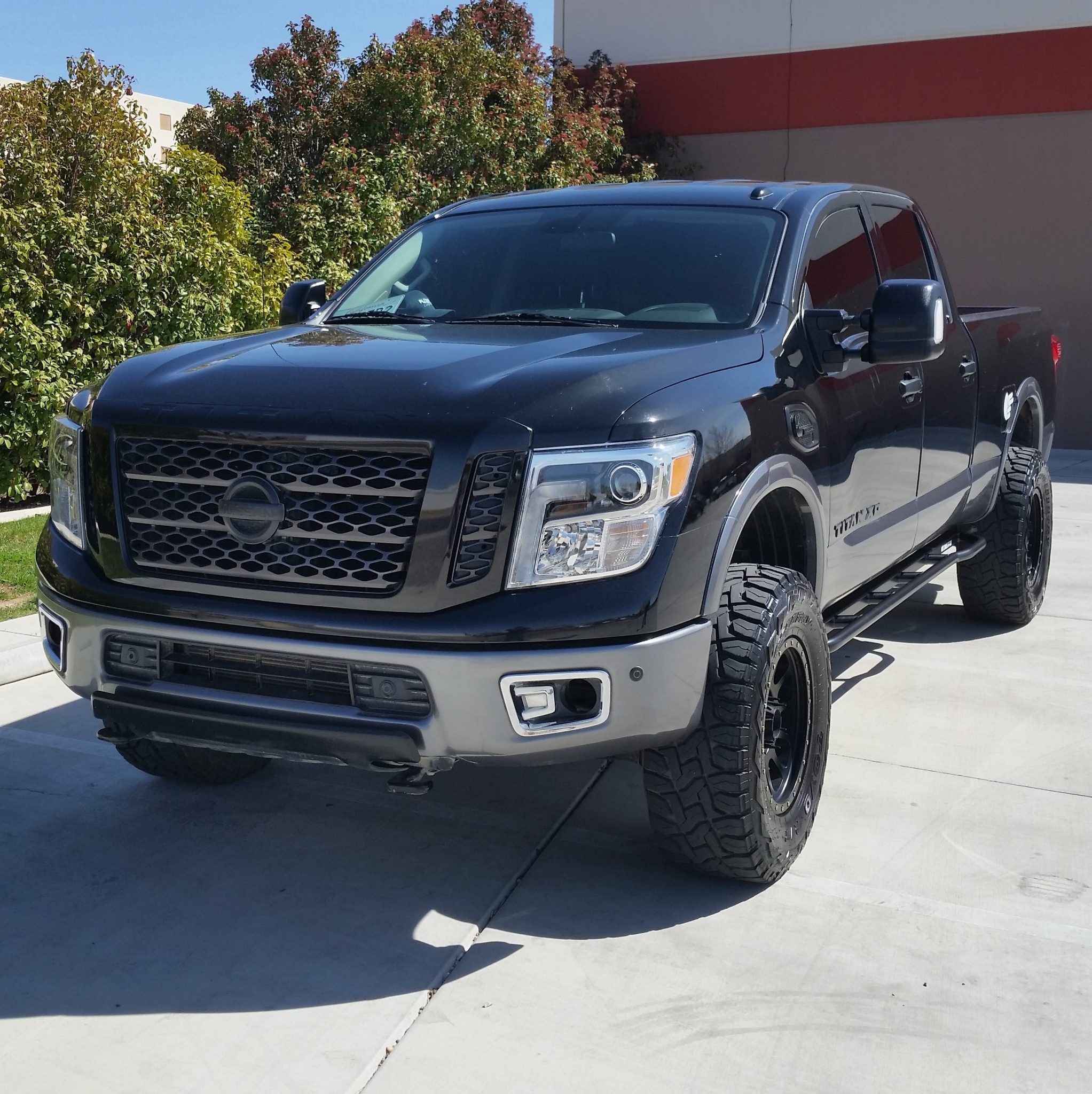 Nissan Titan XD 2016-2019 Rock Sliders - White Knuckle Off Road Products