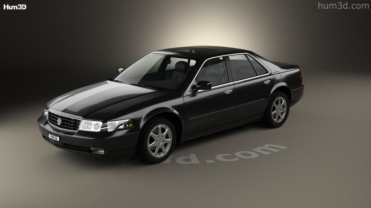 360 view of Cadillac Seville STS 2004 3D model - Hum3D store