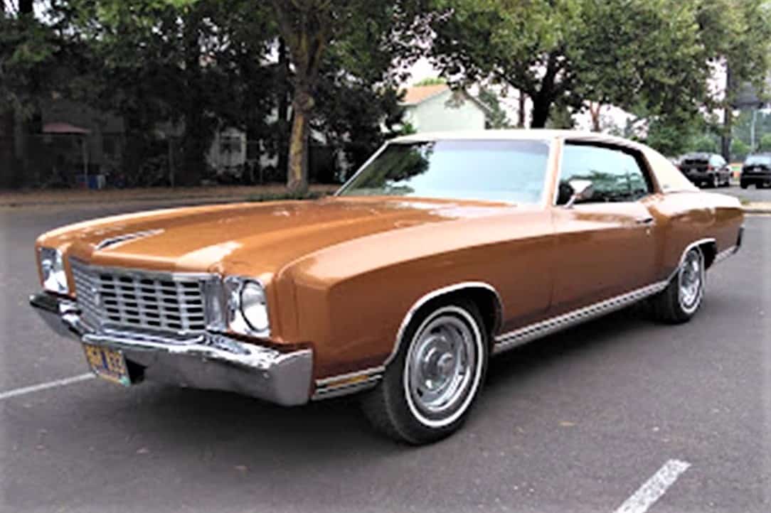 Personal-luxury 1972 Chevrolet Monte Carlo first generation