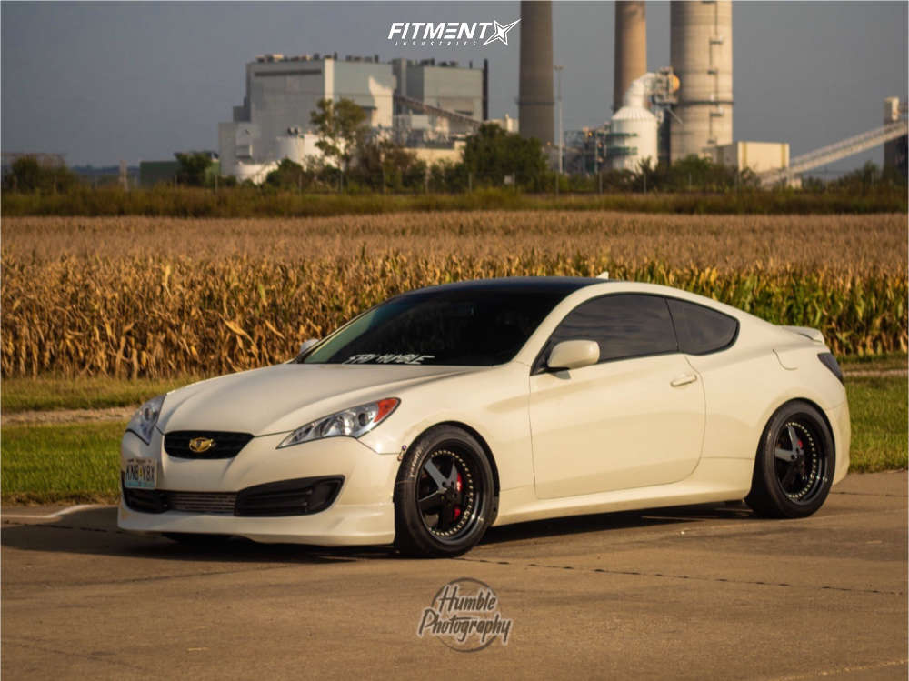 2011 Hyundai Genesis Coupe 2.0T R-Spec with 18x9.5 ESR SR04 and Nitto  245x35 on Coilovers | 549534 | Fitment Industries