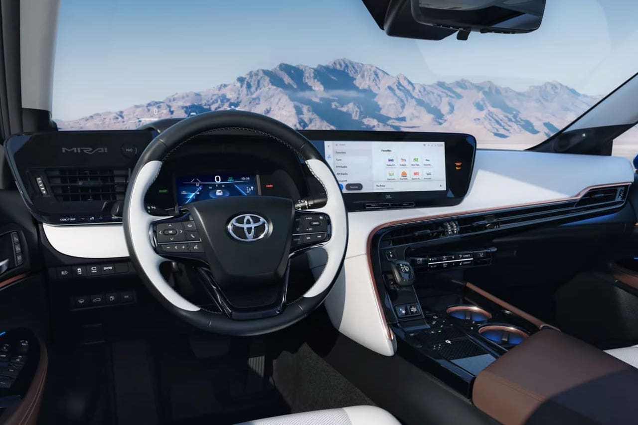2023 Toyota Mirai drives in without a price hike
