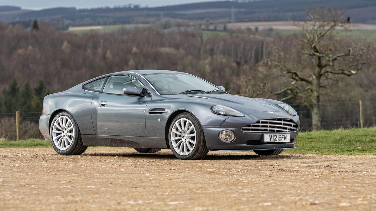 In Photos: Aston Martin Vanquish That First Belonged To Hugh Grant Is Up  For Sale