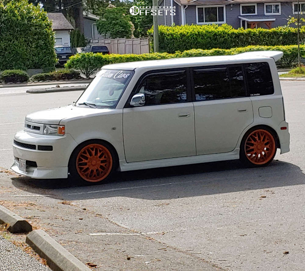 2004 Scion XB with 18x7.5 35 ADR M-sport and 215/35R18 Achilles Atr Sport 2  and Coilovers | Custom Offsets