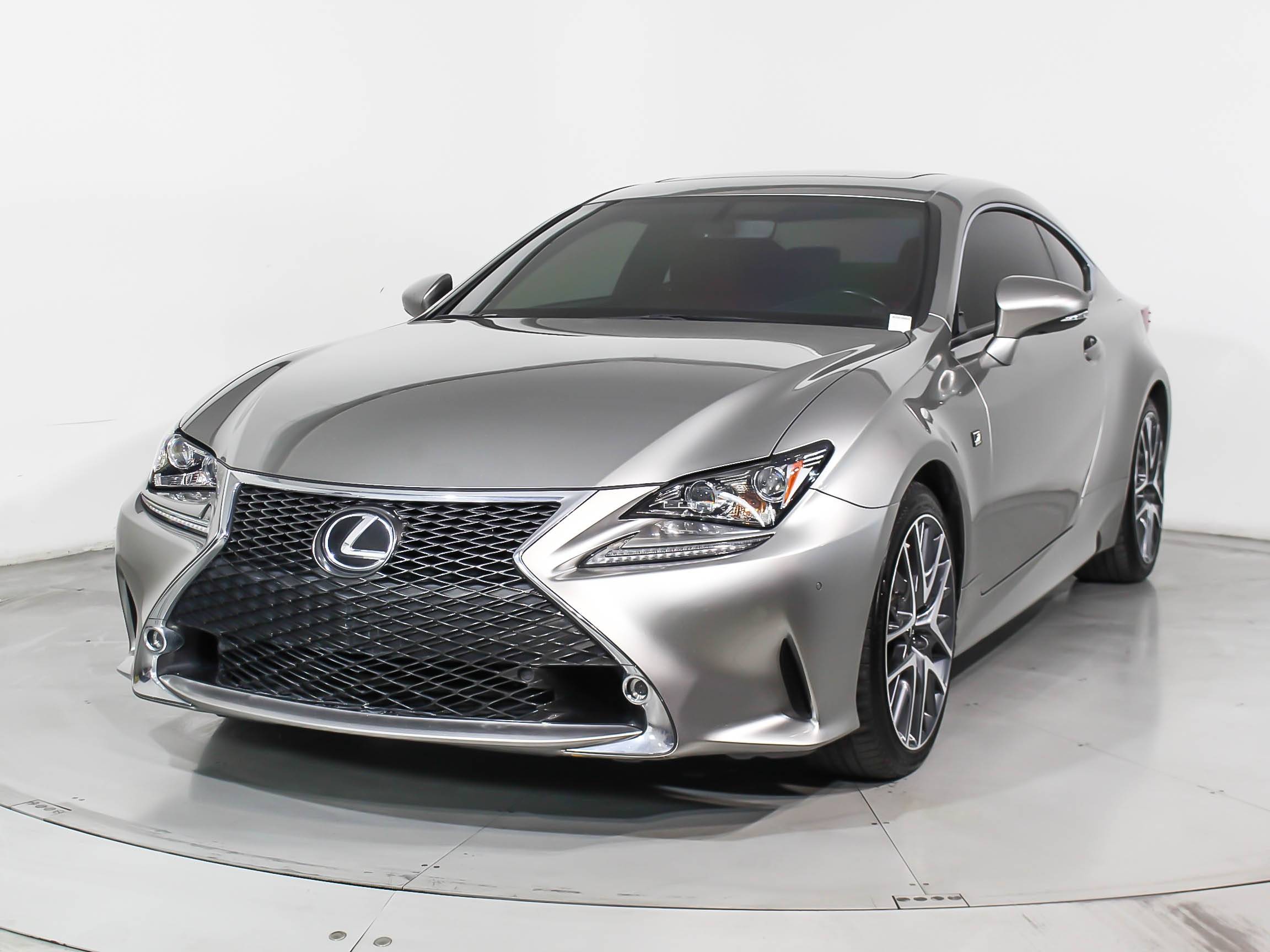 Used 2016 LEXUS RC 200T F Sport for sale in HOLLYWOOD | 103645