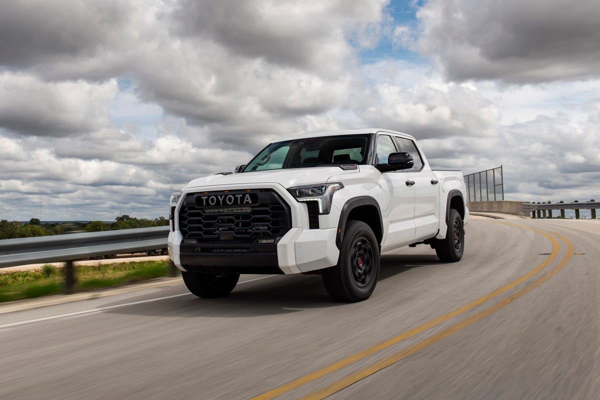 2022 Toyota Tundra TRD Pro has rugged style and hybrid power - CNET