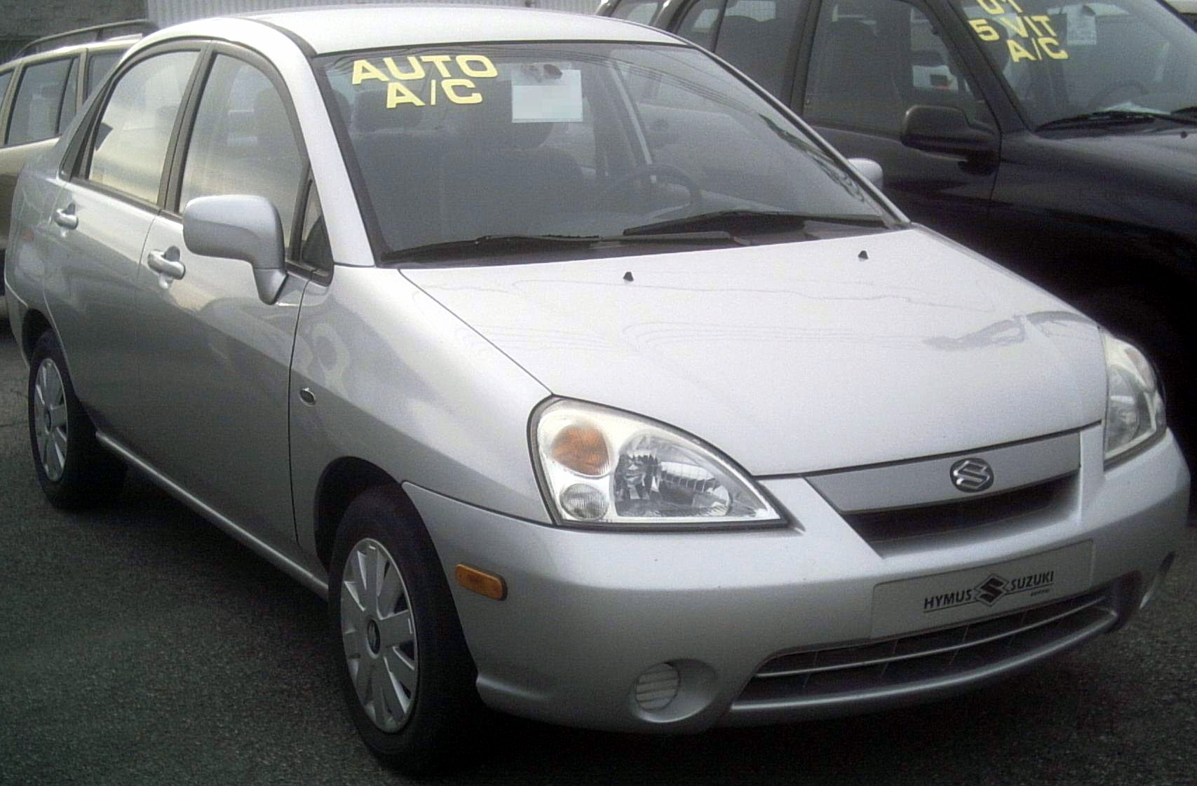 File:Suzuki Aerio Sedan 2002-04.JPG - Wikimedia Commons