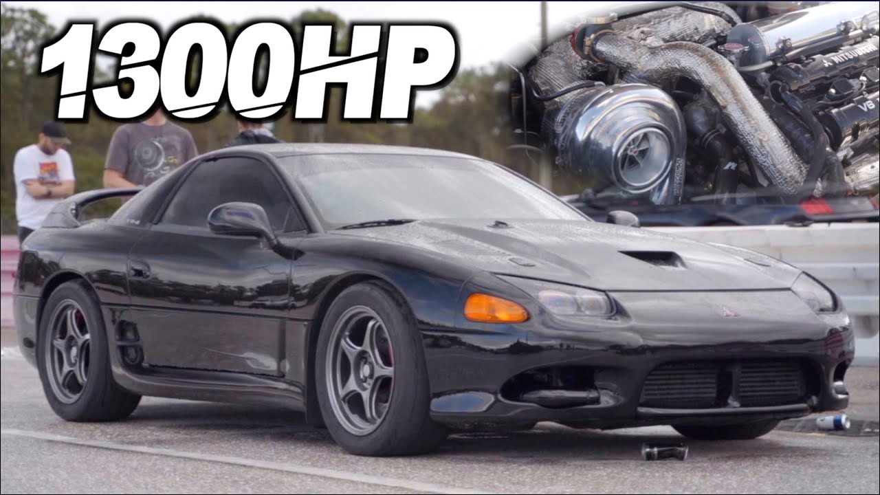 BADDEST 3000GT VR4 on the Planet!(1300HP 50PSI of BOOST) + 1000HP Stick  Shift Mustang DOES WORK! - YouTube