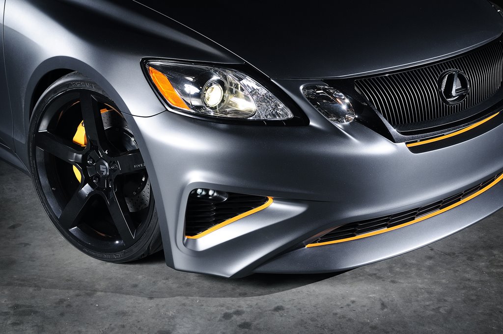 SEMA: Five-Axis' Stealthy Lexus GS 460 | Carscoops