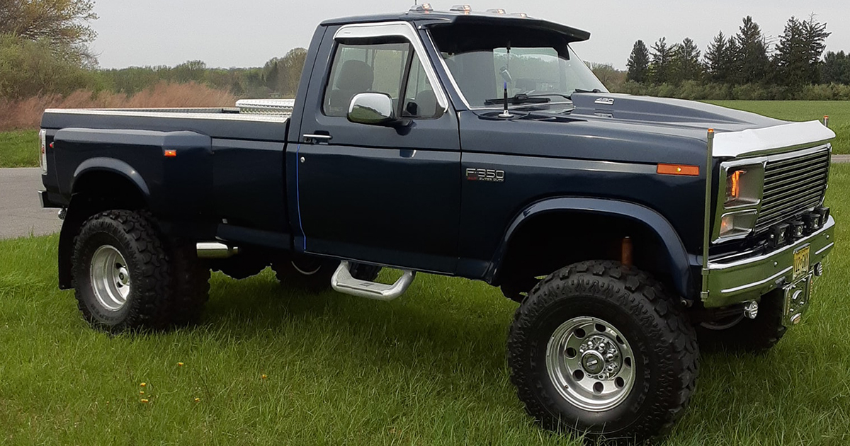 1985 Ford F-350 Dually On Super Swampers | Ford Daily Trucks