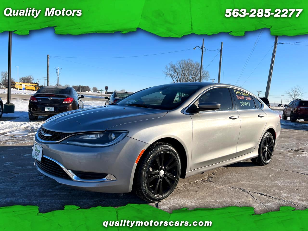 Used 2015 Chrysler 200 4dr Sdn Limited FWD for Sale in Eldridge IA 52748  Quality Motors