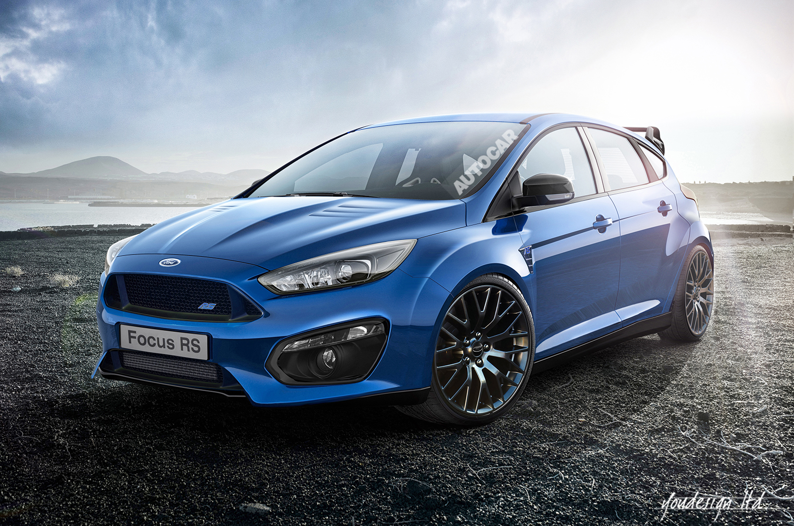 Ford Focus RS rendered by Autocar - The Supercar Blog