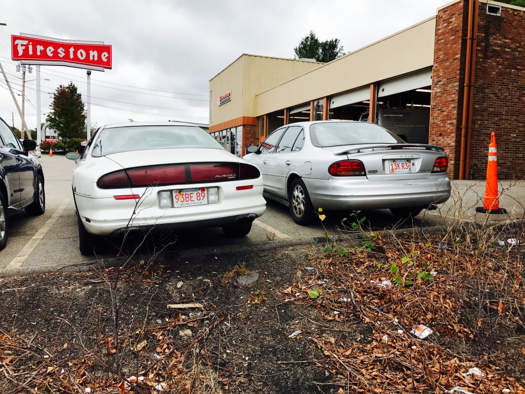 Wordless Outtake: 1997 Oldsmobile Aurora and 2002 Oldsmobile Intrigue –  Aging Olds | Curbside Classic