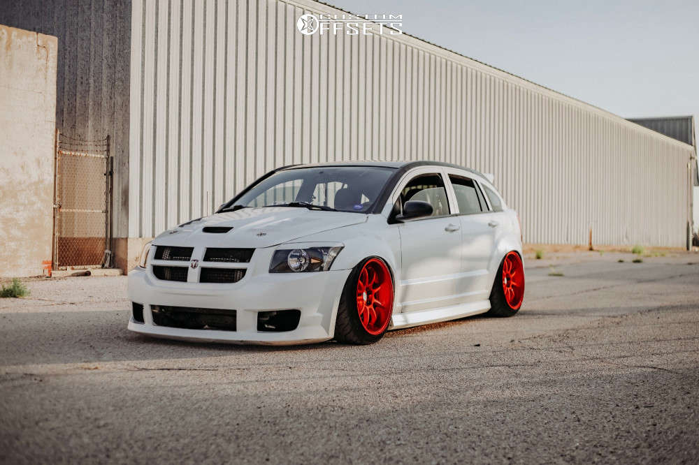 2009 Dodge Caliber with 19x10.5 15 Work Emotion D9r and 245/40R19 Federal  595 Rs-r and Air Suspension | Custom Offsets